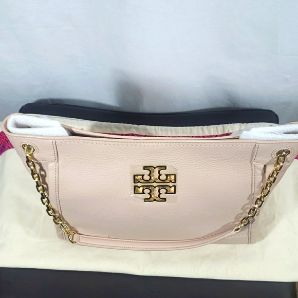 Tory Burch "Britten" Small Slouchy Tote - Picture 7 of 14